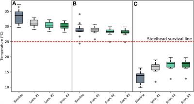 Thermal Suitability of the Los Angeles River for Cold Water Resident and Migrating Fish Under Physical Restoration Alternatives